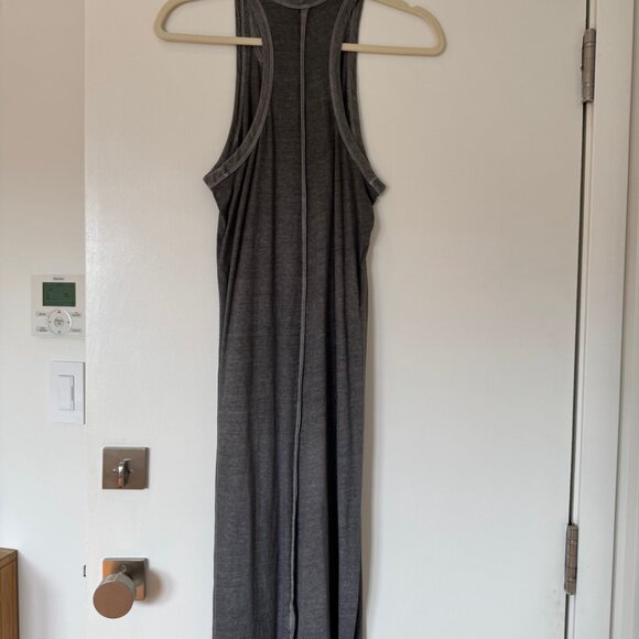 KES Racer Back Tank Dress In Graphite Gray Small - Picture 5 of 5